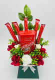Red Lindt Lindor Chocolate Bouquet