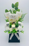 Lindt Lindor White Chocolate and Yankee Candle Bouquet