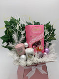 Christmas Chocolate Bouquet with Lindt Lindor and Yankee Candles.