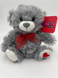 Valentine Red Roses Bouquet, Teddy Bear and Yankee Candle Gift Set