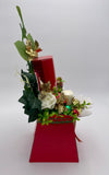 Red Lindt Lindor and Yankee Candles Christmas Festive Bouquet