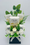 Lindt Lindor White Chocolate and Yankee Candle Bouquet