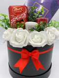 Lindt Lindor, Cadbury Milk Tray chocolate and Yankee Candle Hat Box